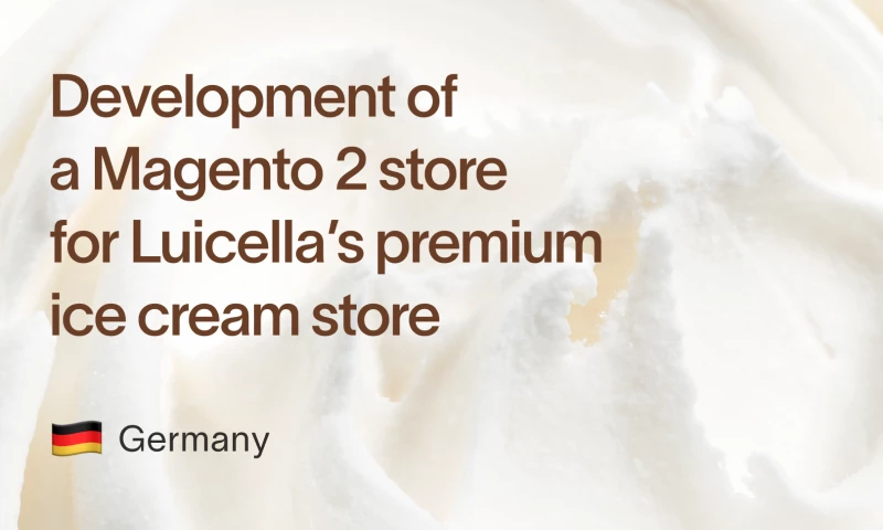 Staylime - Magento 2 development for Luicella’s Premium Ice Cream