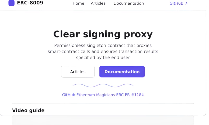 RedDuck - ERC8009 - A proposed Ethereum standard