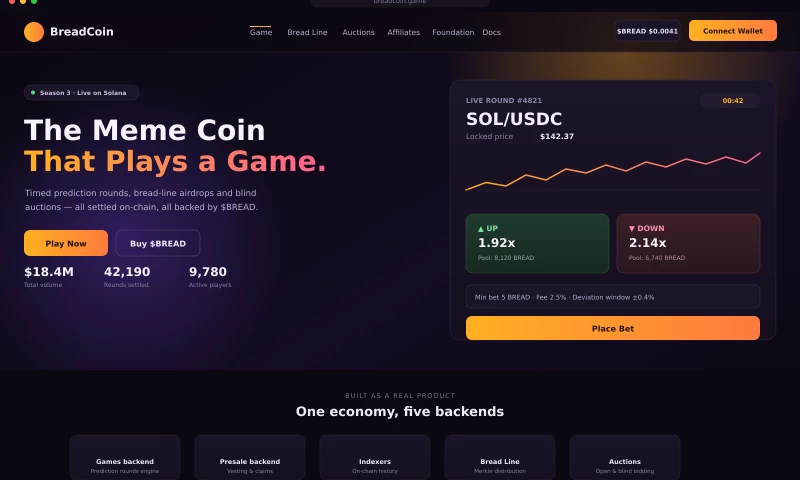 RedDuck - Meme token with a full GameFi economy on Solana