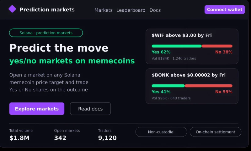 RedDuck - Prediction Market for Solana