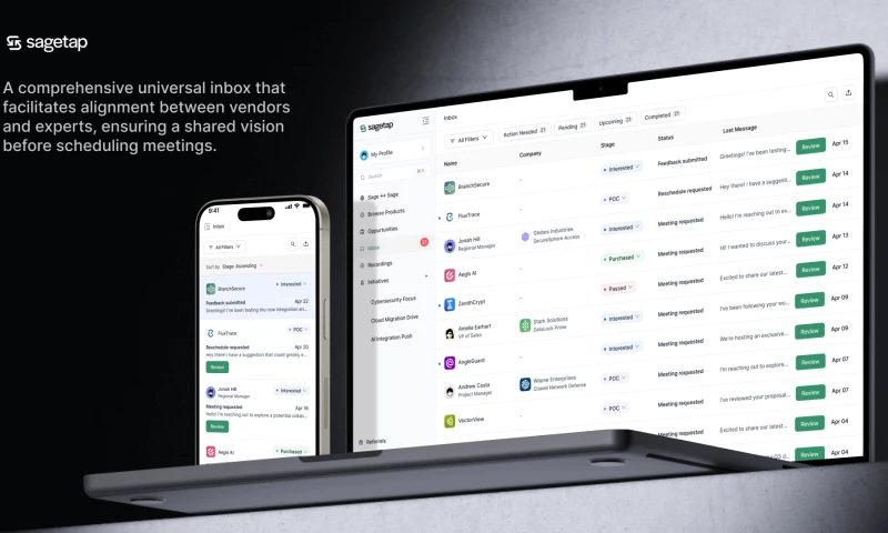 Visiata LLC - Sagetap- B2B SaaS platform