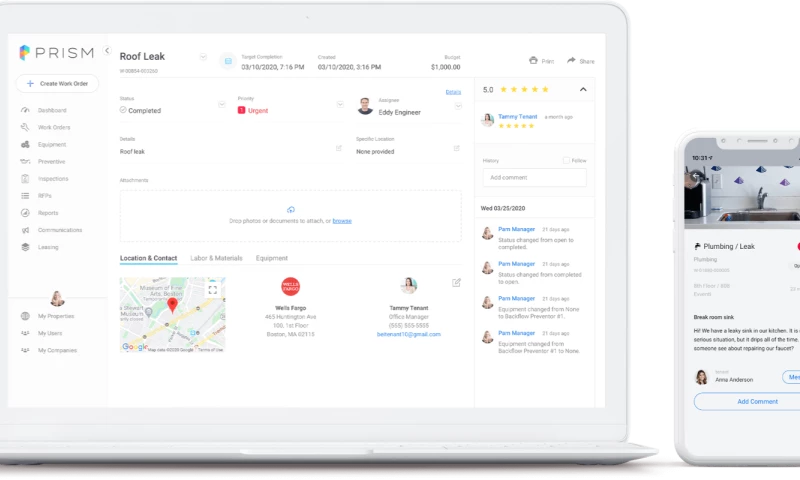 CRE web app for managing +25k buildings