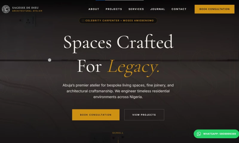 Berrin Agency - Sagesse de Dieu Luxury Website