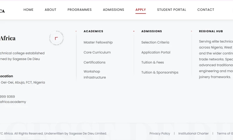 Berrin Agency - SCTC AFRICA CARENTRY SCHOOL WEBSITEBSITE