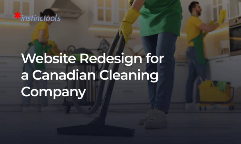 Instinctools - Website Redesign for a Canadian Cleaning Company