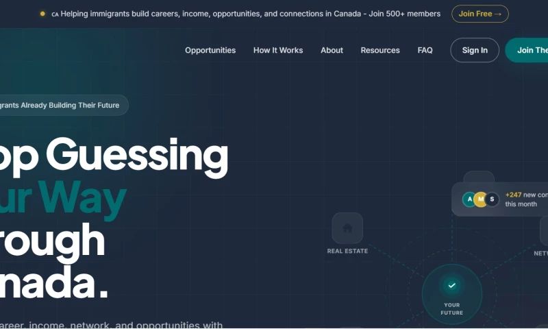 Berrin Agency - Canadian Immigrant Community Web design