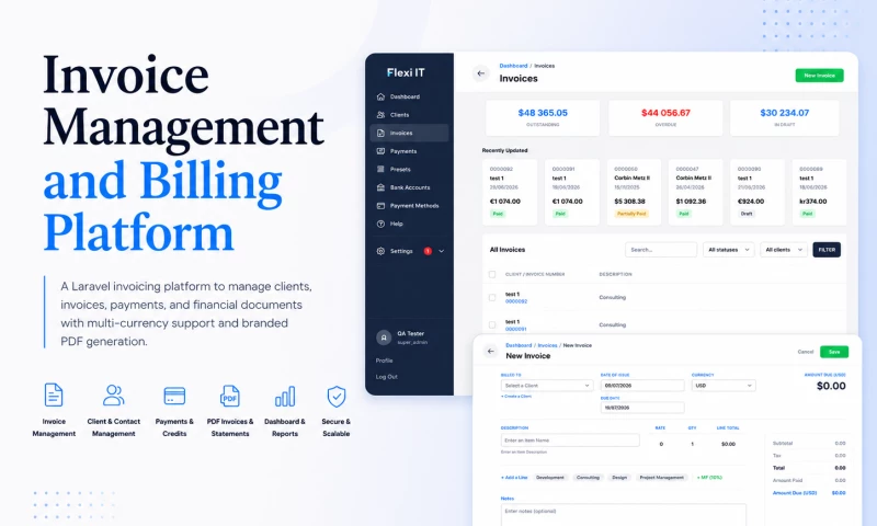 Flexi - Invoice Management and Billing Platform