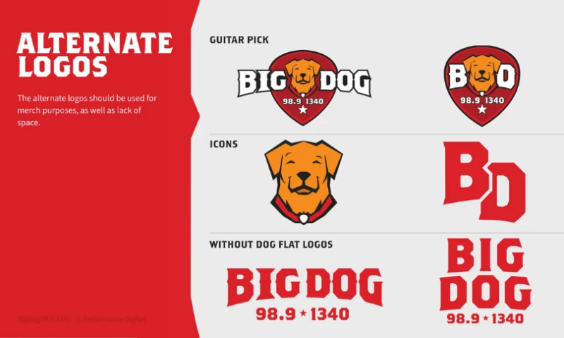 Performance Digital - Big Dog Radio Station Logo Design & Branding