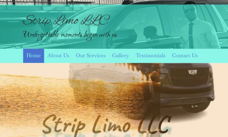 The WebSwan - Luxury Limousine Service Website - Las Vegas Strip