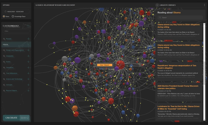 Level UI - Q-Search 3D Chart