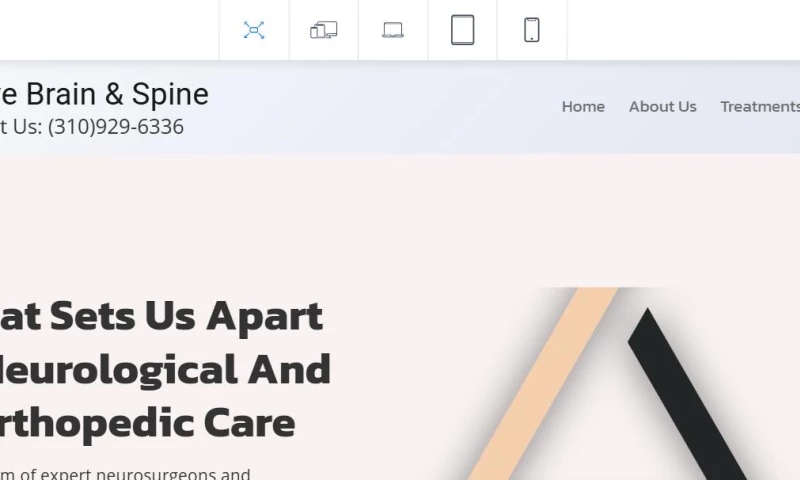 The WebSwan - Medical Practice Website - Achieve Brain & Spine