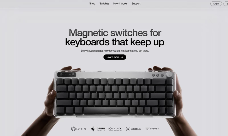 U1CORE - UI/UX Design & Development for Magnetic Keyboard Brand