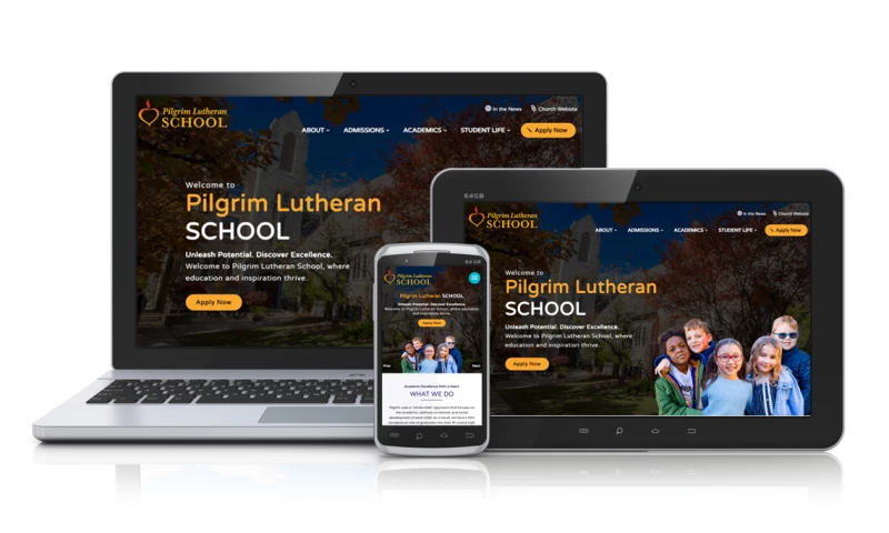 Windy City Web Solutions - Website Design & Development for Pilgrim Lutheran Church & School