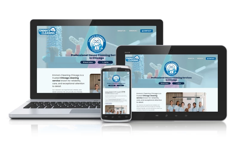 Windy City Web Solutions - Website Design & Development for Emma's Cleaning Chicago