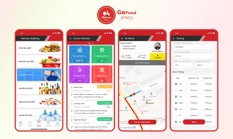 White Label Fox Pvt. Ltd. - GoFood (PNG) Delivery Anything App