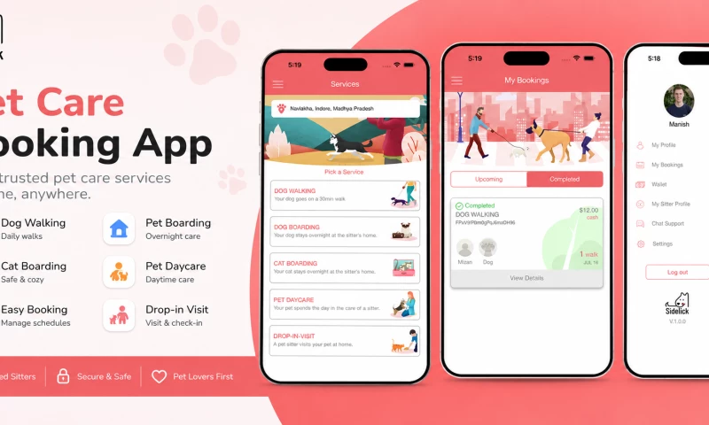 WebWiders Software Solutions - Sidelick Pet-Care Services in Lebanon