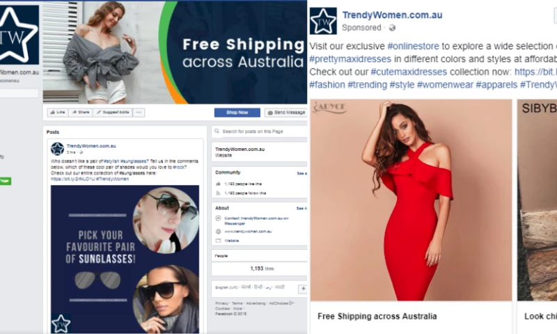 Trendy Women eCommerce Project