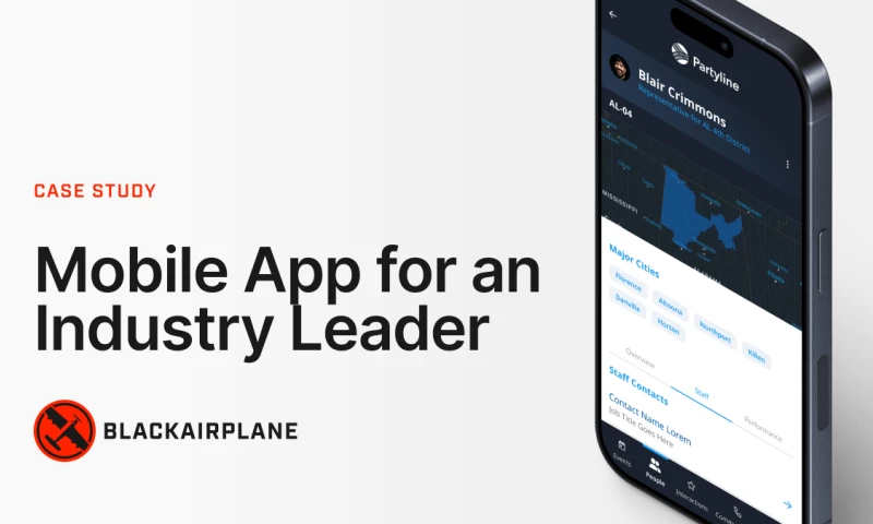 Black Airplane - Gulf Partyline Cross-Platform CRM App