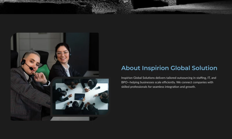 Creatopia Digital Marketing - B2B Website UX/UI for an Outsourcing Firm Inspirion Global