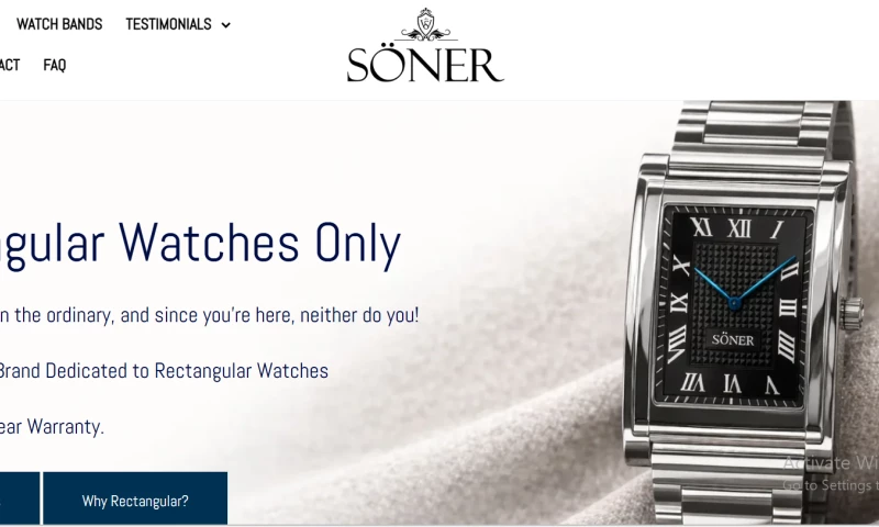COLLIN SEO - The World's Only Brand Dedicated to Rectangular Watch
