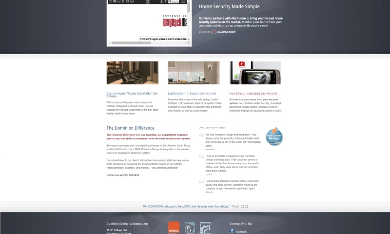 Odd Duck Media - Dominion Design Website Revamp