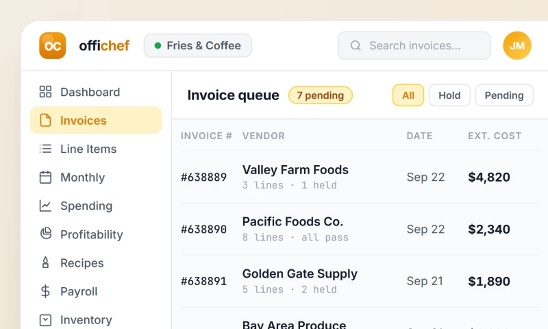Spiral Scout - Multi-Tenant Production System for Offichef