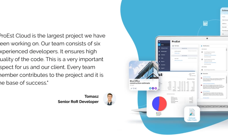ProEst - Cloud Based Construction Web App