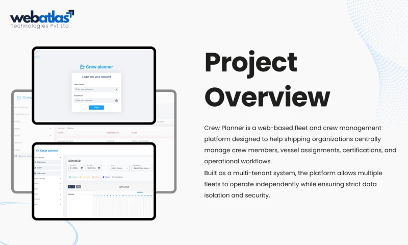 Webatlas Technologies Pvt Ltd - Crew Planner - Fleet & Crew Management Platform