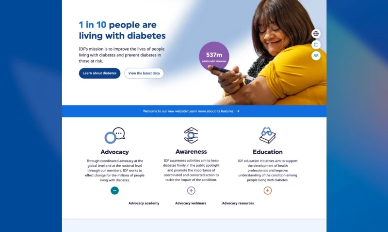 Optima Graphic Design - A New Digital Presence for the International Diabetes Federation