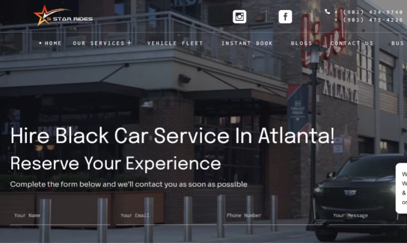 203 Media Group - Atlanta Black Car Limo: Web Design, Google Ads & SEO