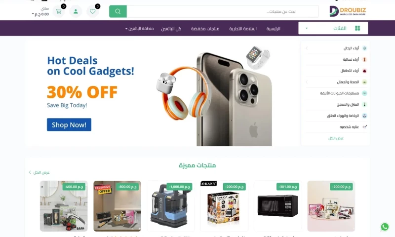 Web Pioneer - Droubiz E-commerce Marketplace