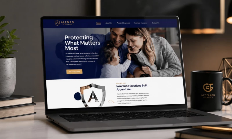 Get Web Design Agency - WordPress Website Design for Alenan Insurance