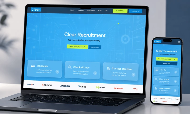 LIMIVEX Marketing - A custom website and self-updating jobs board for a global data centre recruiter