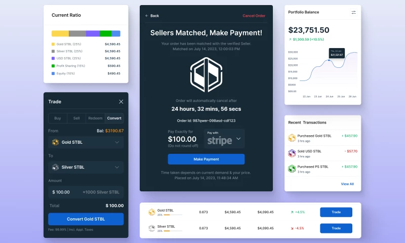 Groto - STBL Investment Platform UI