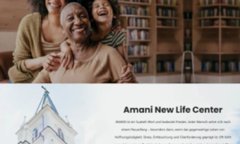 IMANDY DESIGNS - Amani New Life Centre Website Design