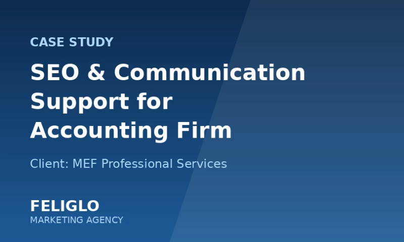 Feliglo Marketing Agency - Email Marketing Strategy for Accounting Firm" or similar