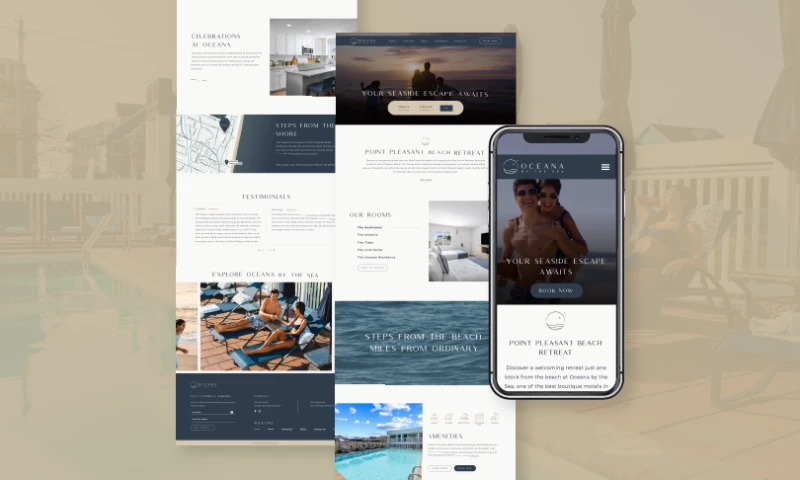 Forge Apollo - New Website for Oceana by the Sea's New Hotel