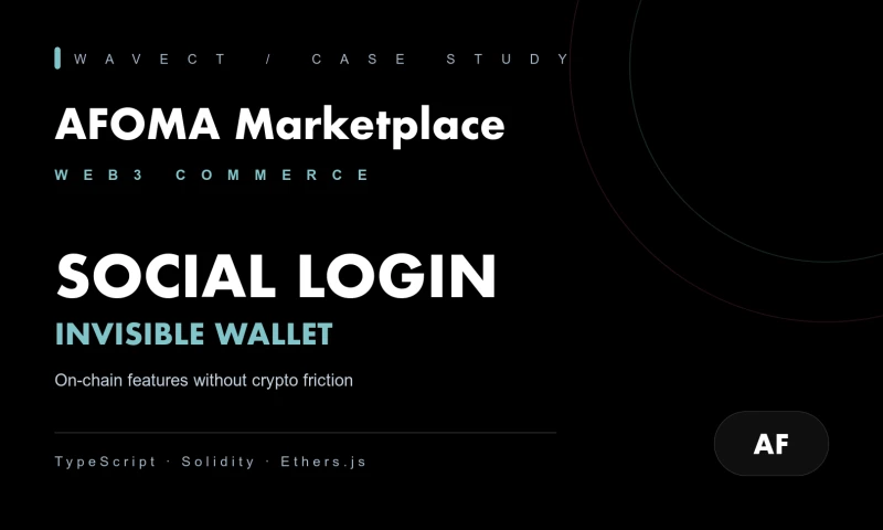 Wavect GmbH - Web3 added to a live marketplace without crypto onboarding friction