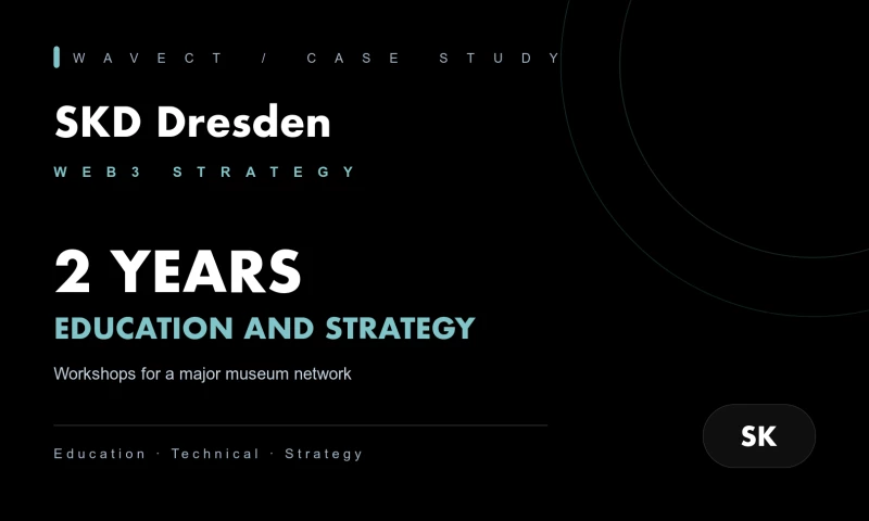 Wavect GmbH - Two years of Web3 education and strategy for a major museum network