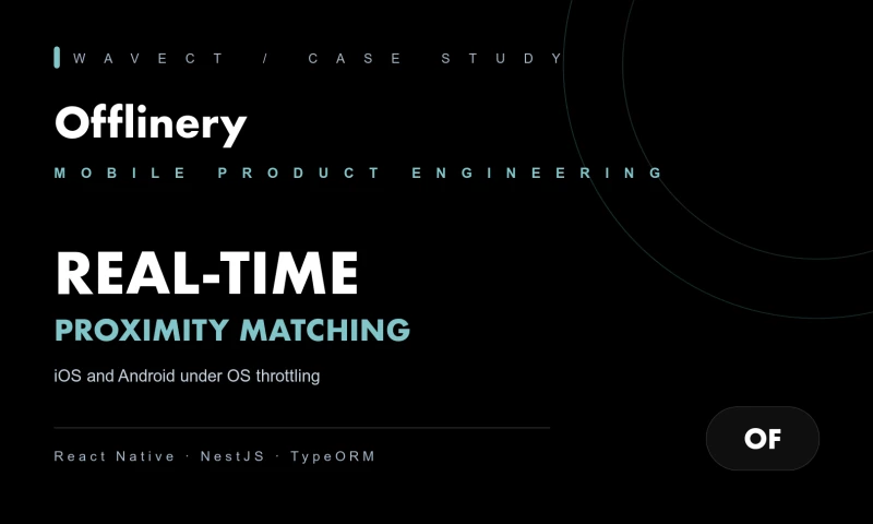 Wavect GmbH - Real-time proximity matching on iOS and Android