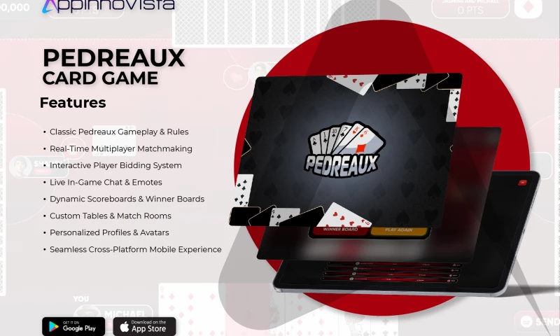 Appinnovista - PEDREAUX CARD GAME - iOS & Android