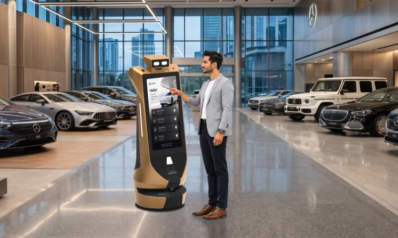 Kody Robots - Robot Assistant for Car Showroom