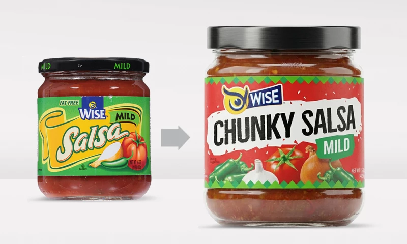 Imaginity - Wise Salsas & Dips Packaging Design