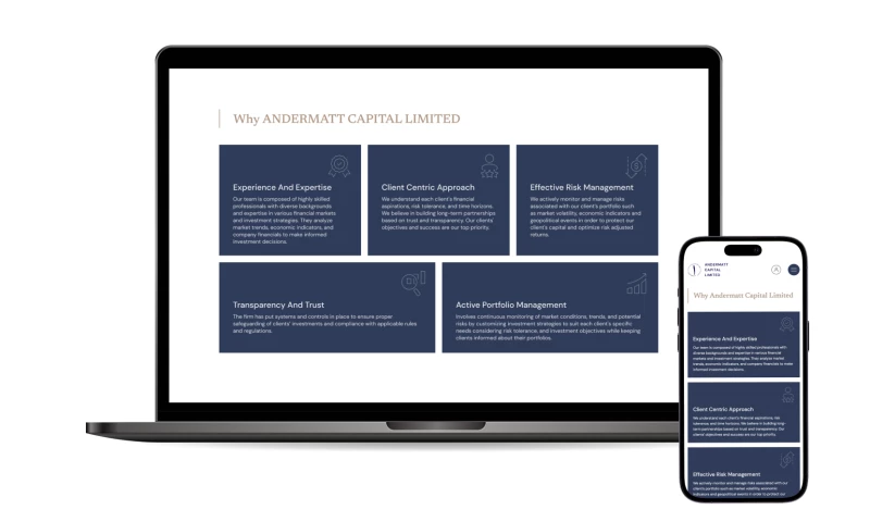 F/Agency - Website for Andermatt Capital Limited