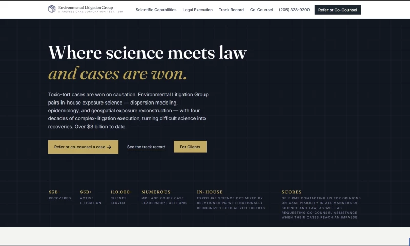 Scoompy INC - National SEO & Digital Growth Strategy for Environmental Litigation Group, P.C.
