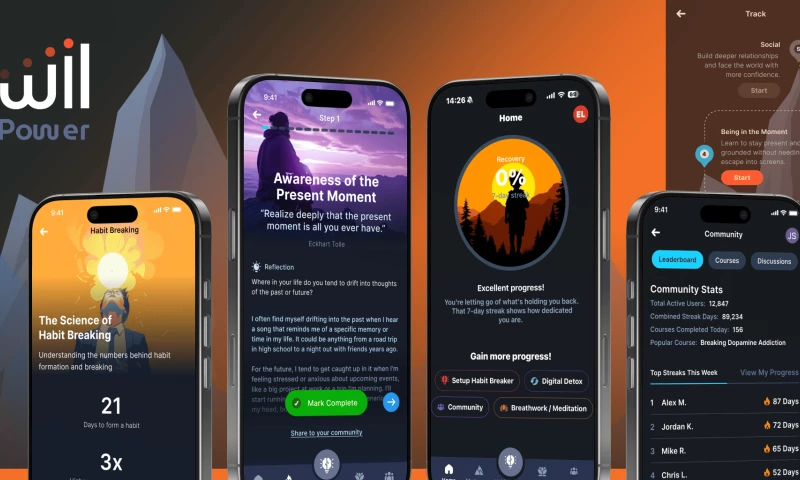 Snotor - Wilpower - Wellness & Habit Change App