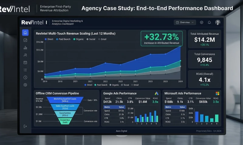 Ignite Visibility - RevIntel Paid Media & Attribution Optimization for Enterprise Home Services