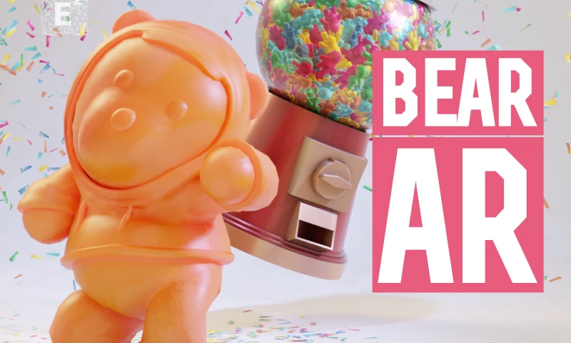 Egorov Agency - AR bear for Ozunas song promotion