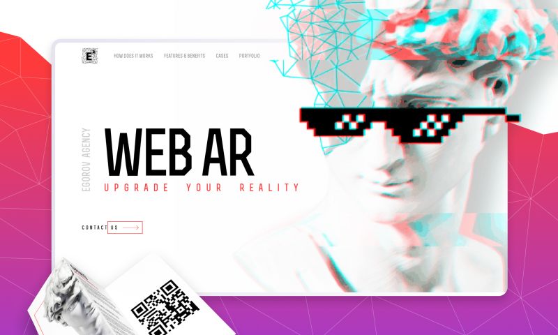 Egorov Agency - WebAR | Landing page