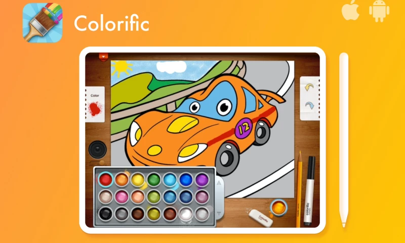 Appuchino - Colorific - colouring book for iPad